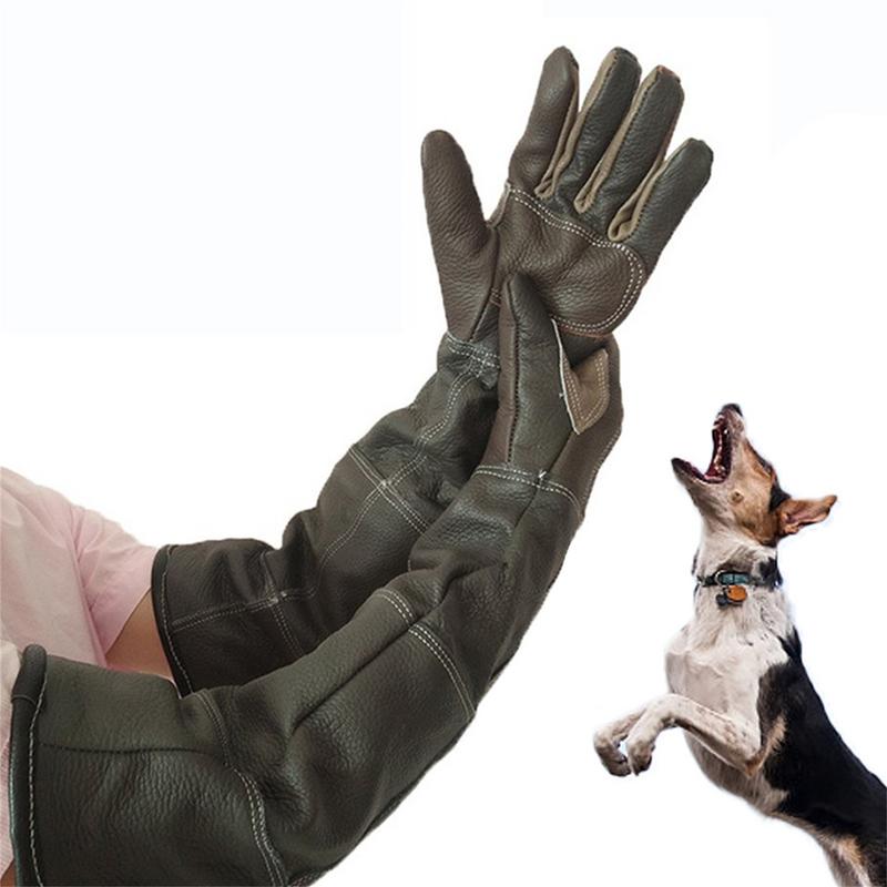 Gardening Tools Gloves - Haustierhandschuhe, Rindsleder, Anti-Greifen, Anti-Biss-Schutzhandschuhe, Katze, Hund,