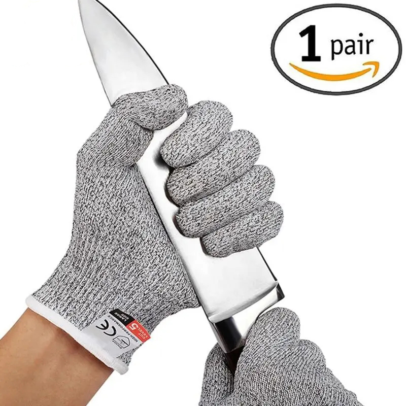 Gardening Tools Gloves - Schnittfester, stichfester Draht-Metallhandschuh der Stufe 5,