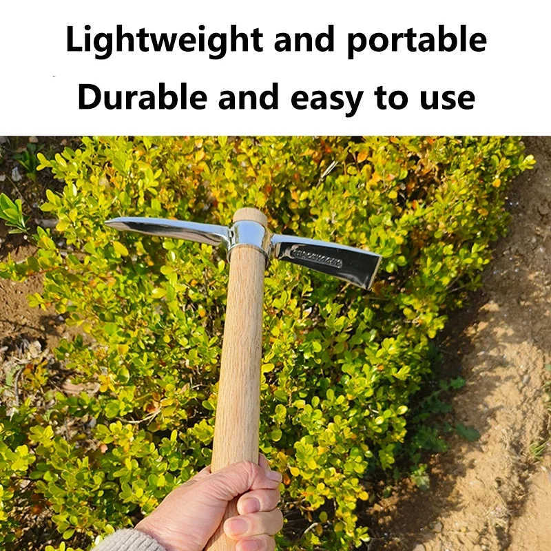 1Pcs Edelstahl Spitzhacke Outd – Gardening Tools Sharp Bewertung und Preis