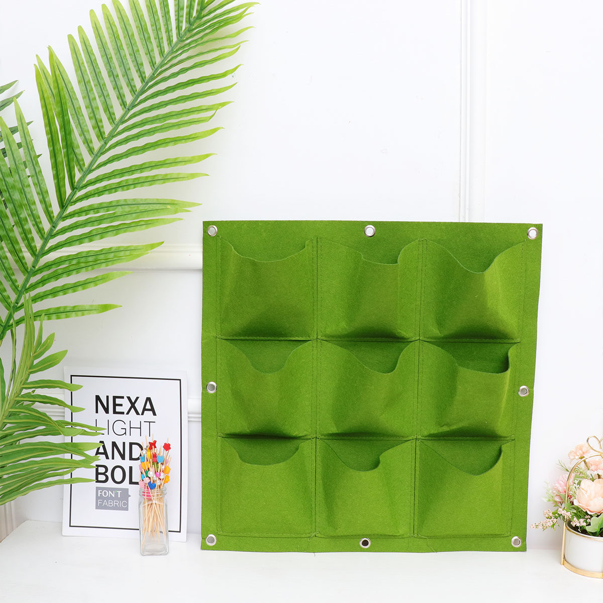 Grüner Vertikaler Wandhängende – Vertical Wall Planter Bewertung und Preis