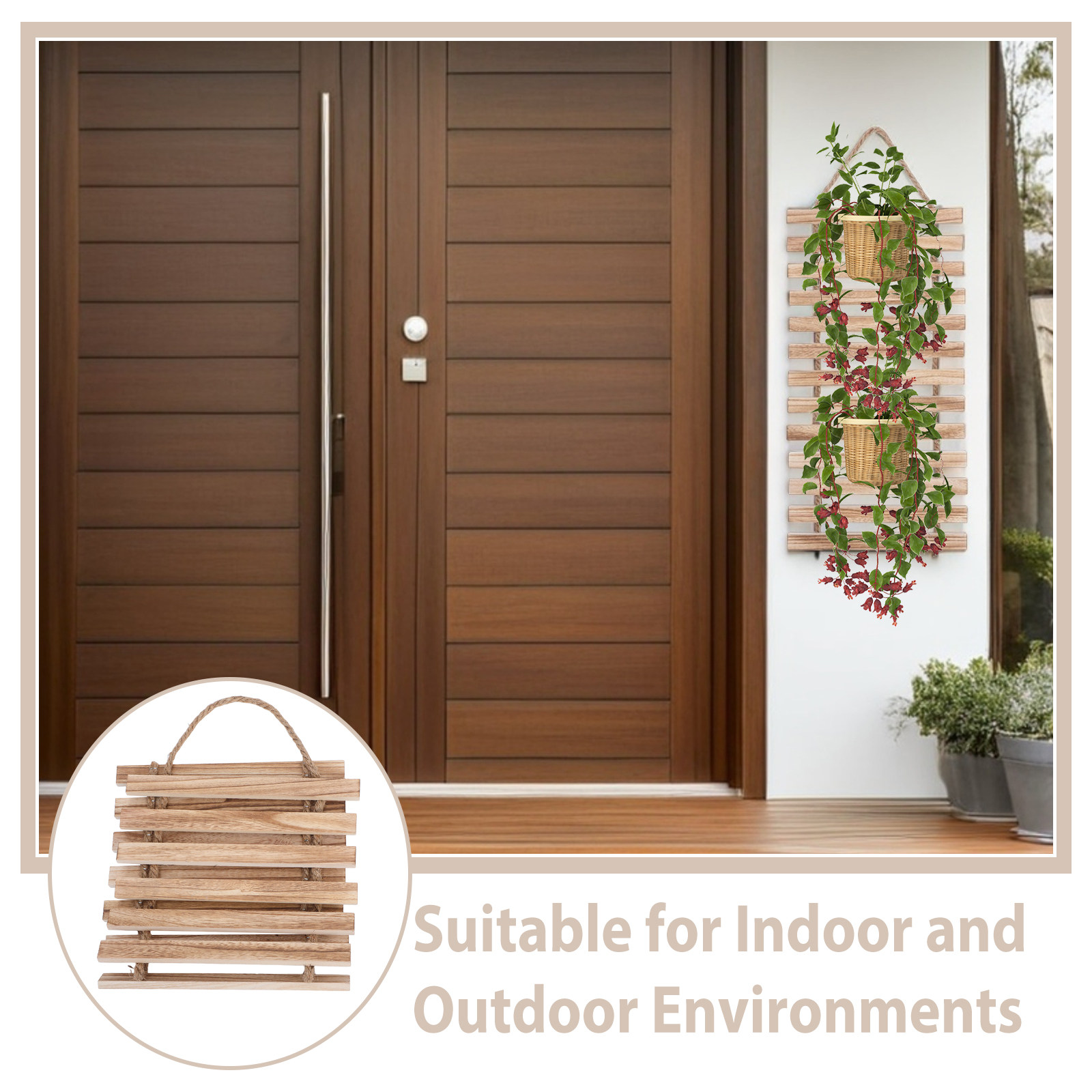 Wandgitter aus Massivholz, Blu – Vertical Wall Planter Bewertung und Preis