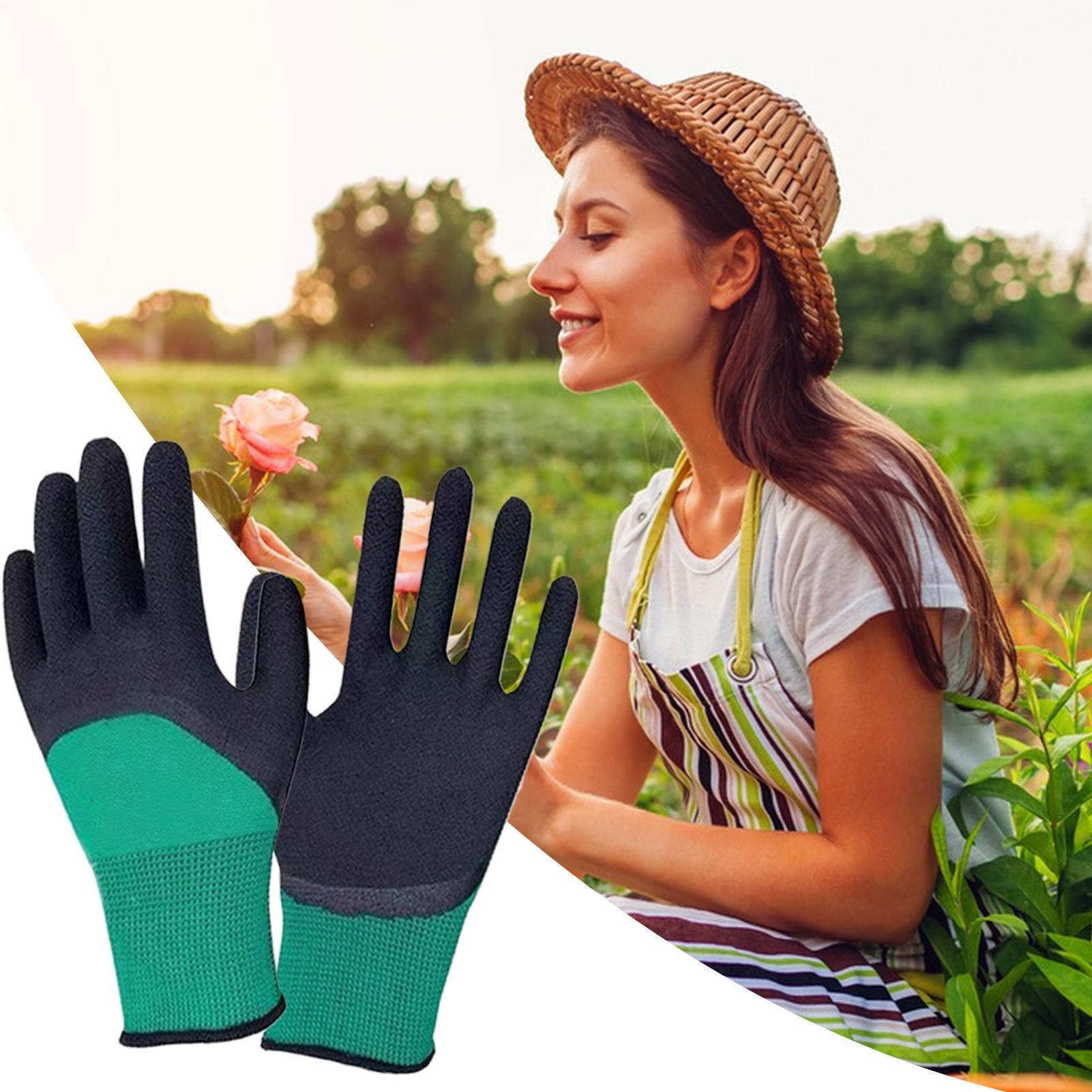 1 Paar Gartenhandschuhe aus Gu – Gardening Tools Gloves Bewertung und Preis