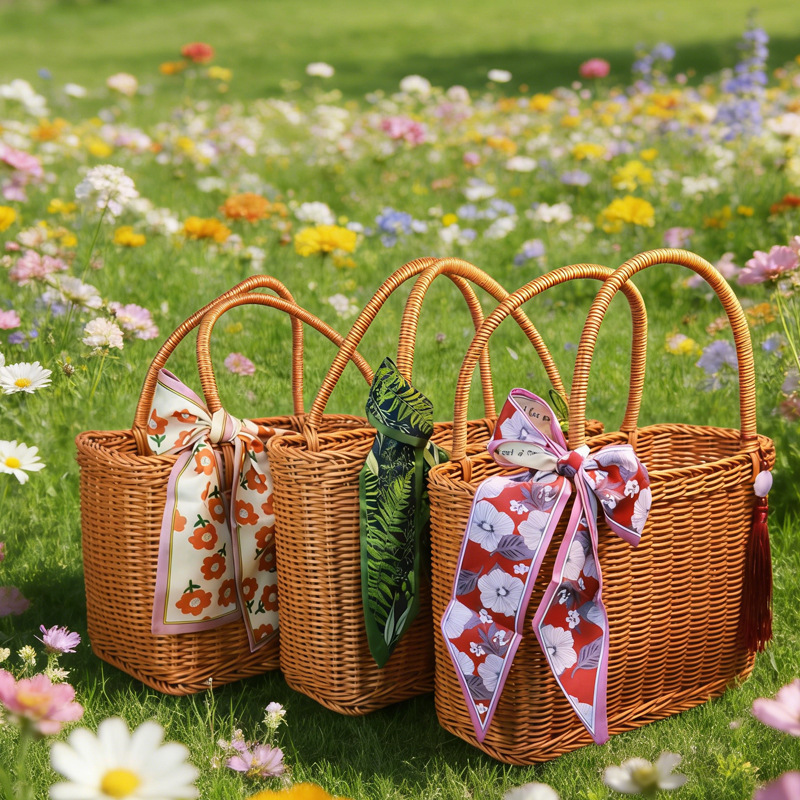 Handgewebter Einkaufskorb aus  – Gardening Tools Store Bewertung und Preis