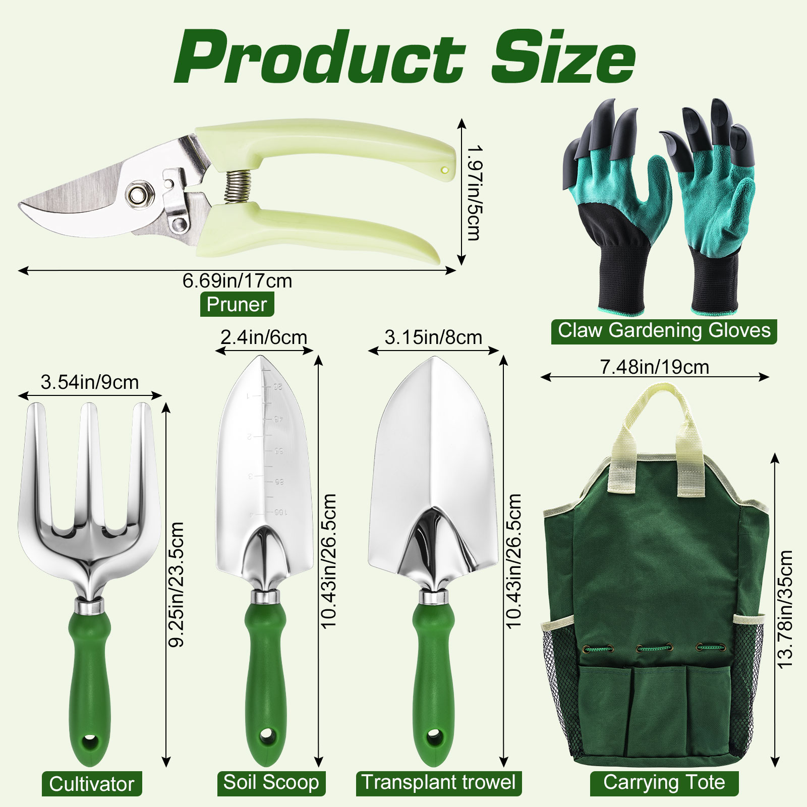 Goture Gartenwerkzeug-Set mit  – Gardening Tools Gloves Bewertung und Preis