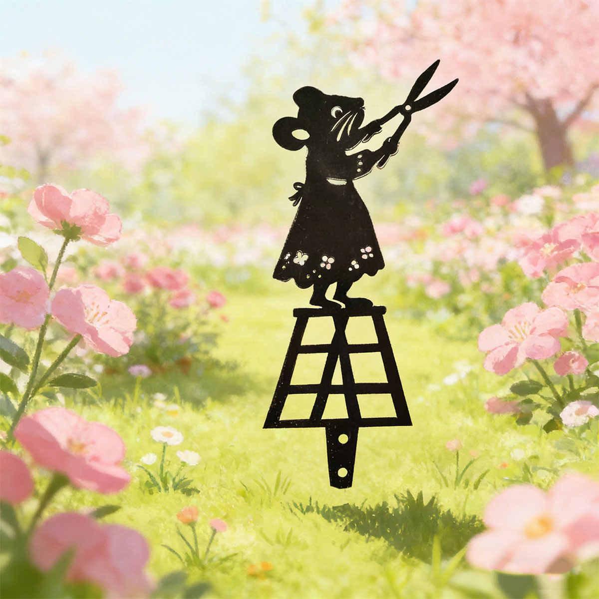 Schwarze Silhouetten-Metall-Ga – Gardening Tools Vegetables Bewertung und Preis