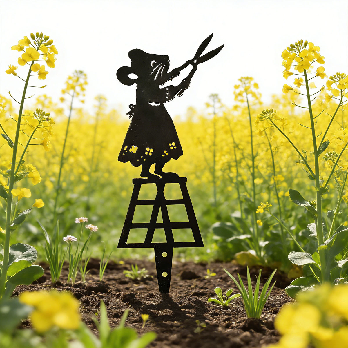 Schwarze Silhouetten-Metall-Ga – Gardening Tools Vegetables Bewertung und Preis